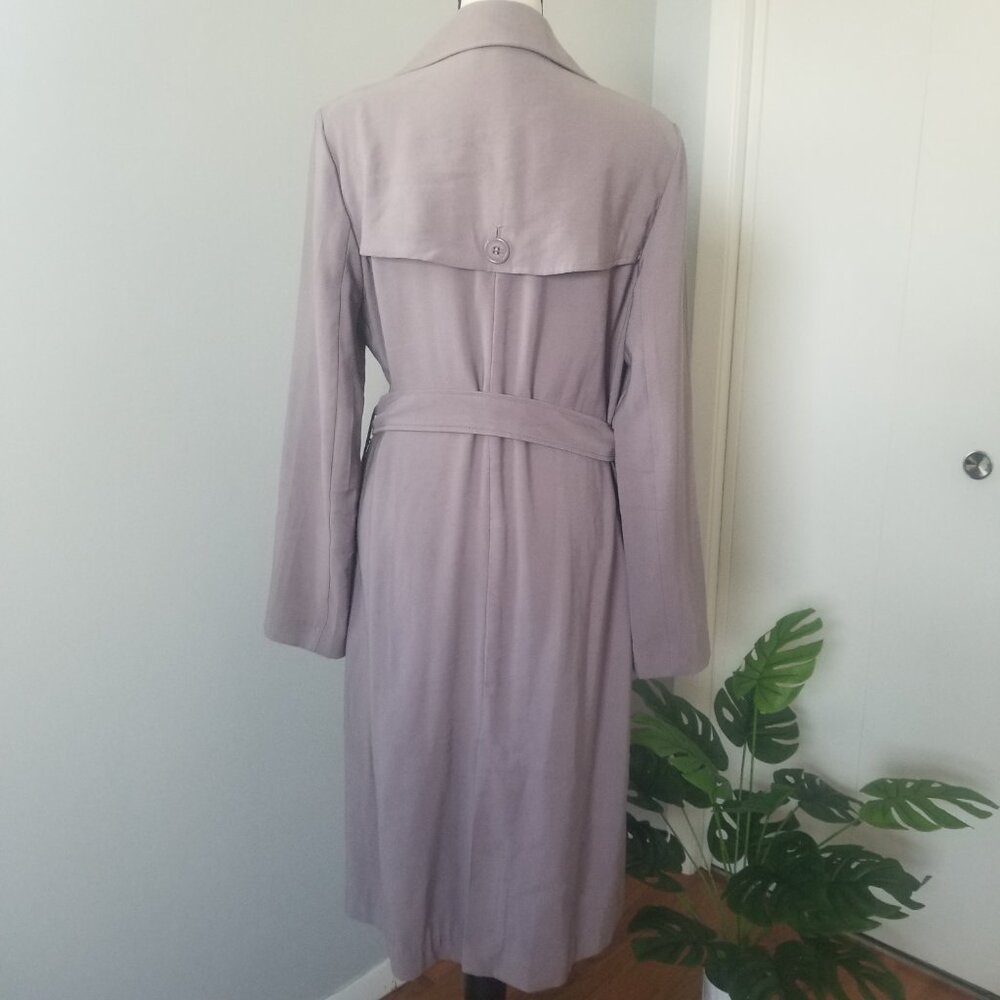 Love Token purple trench coat S - Picture 2 of 6